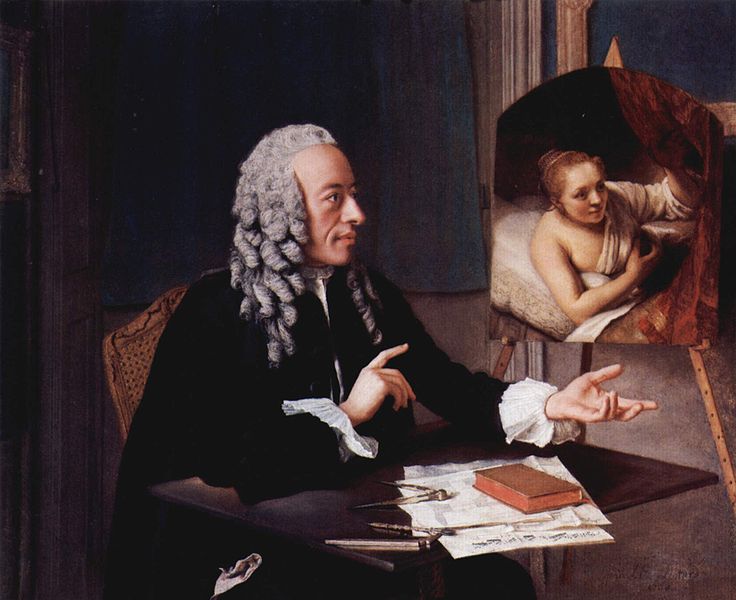 Tronchin mit seinem Rembrandt
